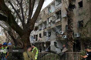 موشک باران سرزمین های اشغالی توسط سپاه پاسداران انقلاب اسلامی