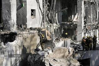 موشک باران سرزمین های اشغالی توسط سپاه پاسداران انقلاب اسلامی