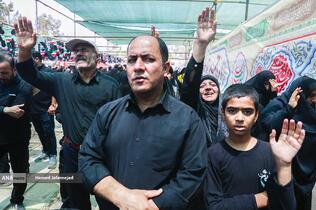 تشییع و خاکسپاری شهدای حملات رژیم صهیونیستی در قطعه42 بهشت زهرا(س)