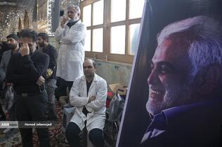 تشییع و تدفین پیکر مطهر دانشمند هسته‌ای شهید محمدمهدی طهرانچی رییس دانشگاه آزاد اسلامی و همسر گرانقدرش شهیده مژگان قراویری در حرم حضرت عبدالعظیم حسنی(ع)