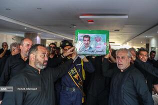 تشییع و تدفین پیکر مطهر بسیجی شهید حسین یوسفخانی