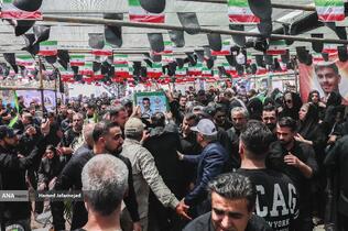 تشییع و تدفین پیکر مطهر بسیجی شهید حسین یوسفخانی