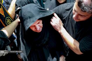 تشییع و تدفین پیکر مطهر بسیجی شهید حسین یوسفخانی