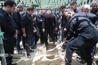 تشییع و تدفین پیکر مطهر بسیجی شهید حسین یوسفخانی