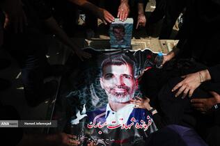 تشییع و تدفین پیکر مطهر بسیجی شهید حسین یوسفخانی