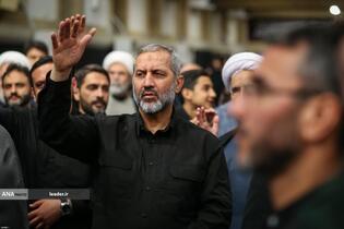 مراسم عزاداری شب هفتم محرم در حسینیه امام خمینی(ره)