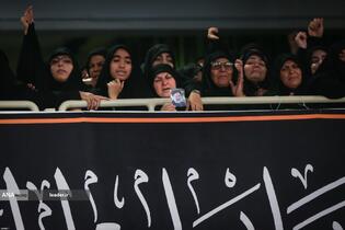 مراسم عزاداری شب هفتم محرم در حسینیه امام خمینی(ره)