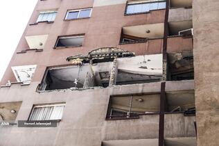 تصاویری از منزل مسکونی و محل شهادت دکتر محمدمهدی طهرانچی، دانشمند هسته ای و رئیس دانشگاه آزاد اسلامی،به همراه همسرش در مجتمع اساتید، میدان کتاب در حمله رژیم صهیونی به برخی مناطق و منازل مردم، شهروندان و دانشمندان هسته ای کشورمان در جریان جنگ تحمیلی دوازده روزه