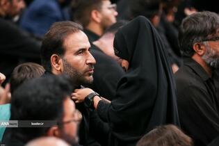 عزاداری شب تاسوعای حسینی(ع) در حسینیه امام خمینی(ره)