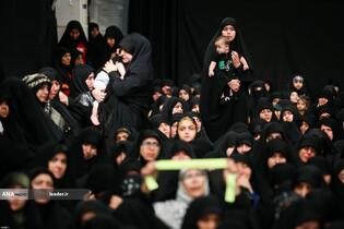 عزاداری شب تاسوعای حسینی(ع) در حسینیه امام خمینی(ره)