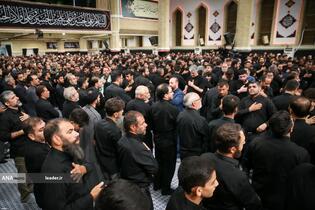 عزاداری شب تاسوعای حسینی(ع) در حسینیه امام خمینی(ره)