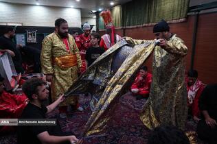 خیمه سوزان ظهر عاشورا - چهارراه گلوبندک تهران