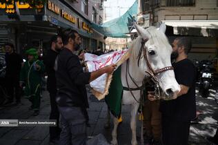 خیمه سوزان ظهر عاشورا - چهارراه گلوبندک تهران