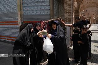 خیمه سوزان ظهر عاشورا - چهارراه گلوبندک تهران