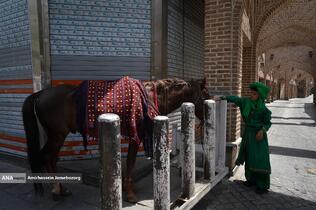خیمه سوزان ظهر عاشورا - چهارراه گلوبندک تهران