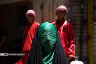 خیمه سوزان ظهر عاشورا - چهارراه گلوبندک تهران