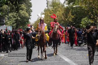 خیمه سوزان ظهر عاشورا - چهارراه گلوبندک تهران