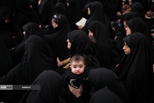 مراسم عزاداری شام غریبان حسینی (ع) در حسینیه امام خمینی