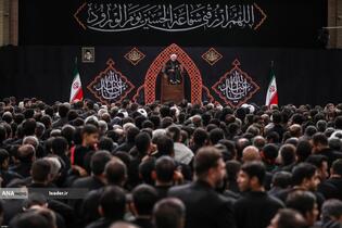 مراسم عزاداری محرم در حسینیه امام خمینی(ره)