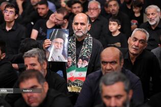 مراسم عزاداری محرم در حسینیه امام خمینی(ره)