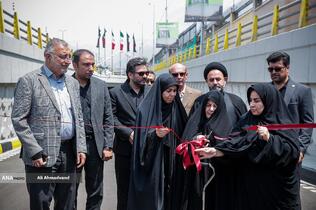 علیرضا زاکانی شهردار تهران در آیین بهره‌برداری از چهار پروژه راهگشای عمرانی در پایتخت