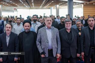 علیرضا زاکانی شهردار تهران در آیین بهره‌برداری از چهار پروژه راهگشای عمرانی در پایتخت