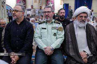 سردار تقی مهری معاون هماهنگ‌کننده سازمان عقیدتی سیاسی فراجا در مراسم گرامیداشت ۵۷ شهید اقتدار ارتش