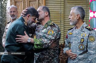 سردار احمدرضا رادان فرمانده انتظامی کل کشور در مراسم گرامیداشت ۵۷ شهید اقتدار ارتش