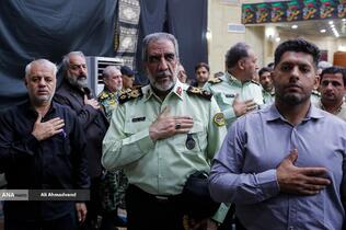 سردار عباسعلی محمدیان فرماندهی انتظامی تهران بزرگ در مراسم گرامیداشت ۵۷ شهید اقتدار ارتش