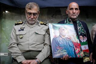 امیر سرتیپ محمدحسین دادرس جانشین فرمانده کل ارتش در مراسم گرامیداشت ۵۷ شهید اقتدار ارتش