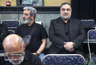 سرتیپ حمید واحدی فرمانده نیروی هوایی ارتش در مراسم گرامیداشت سرلشکر شهید مهدی ربانی و سرلشکر شهید غلامرضا محرابی معاونان سابق اطلاعات و عملیات ستاد کل نیروهای مسلح