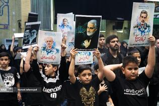 مراسم گرامیداشت سرلشکر شهید مهدی ربانی و سرلشکر شهید غلامرضا محرابی معاونان سابق اطلاعات و عملیات ستاد کل نیروهای مسلح