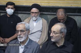 حجت الاسلام سیداسماعیل خطیب، وزیر اطلاعات در مراسم گرامیداشت سرلشکر شهید مهدی ربانی و سرلشکر شهید غلامرضا محرابی معاونان سابق اطلاعات و عملیات ستاد کل نیروهای مسلح