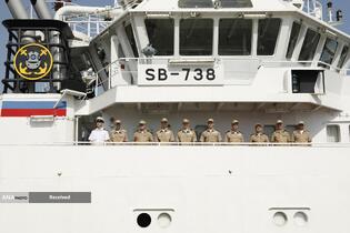 ورود شناور نیروی دریایی روسیه به رزمایش مرکب امداد و نجات دریای خزر ۲۰۲۵