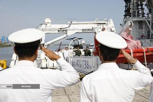 ورود شناور نیروی دریایی روسیه به رزمایش مرکب امداد و نجات دریای خزر ۲۰۲۵