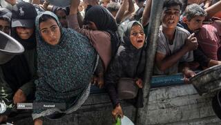 گرسنگی فاجعه بار در غزه