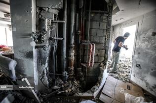 کمک نیروهای جهادی به جنگ زدگان