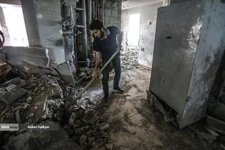 کمک نیروهای جهادی به جنگ زدگان