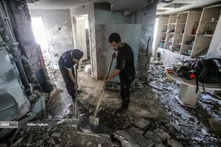 کمک نیروهای جهادی به جنگ زدگان