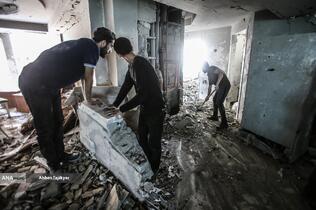 کمک نیروهای جهادی به جنگ زدگان