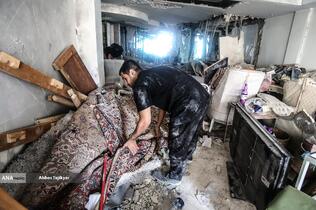 کمک نیروهای جهادی به جنگ زدگان