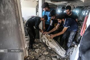 کمک نیروهای جهادی به جنگ زدگان