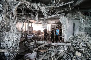 کمک نیروهای جهادی به جنگ زدگان