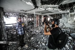 کمک نیروهای جهادی به جنگ زدگان