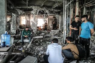 کمک نیروهای جهادی به جنگ زدگان