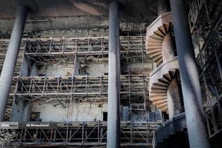 بازدید فاطمه مهاجرانی سخنگوی دولت از ساختمان شیشه‌ای صداوسیما