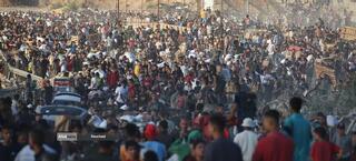 بحران انسانی در غزه