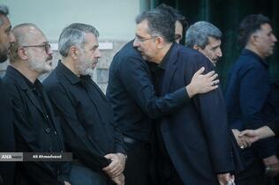 محمد صادق خیاطیان رییس صندوق نوآوری و شکوفایی در مراسم چهلمین روز شهادت دکتر محمدمهدی طهرانچی