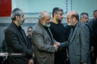 حسن مسلمی نائینی رئیس سابق جهاد دانشگاهی در مراسم چهلمین روز شهادت دکتر محمدمهدی طهرانچی