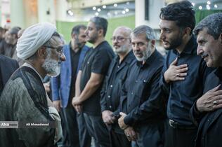  حجت الاسلام خسرو پناه دبیر شورای عالی انقلاب فرهنگی در مراسم چهلمین روز شهادت دکتر محمدمهدی طهرانچی